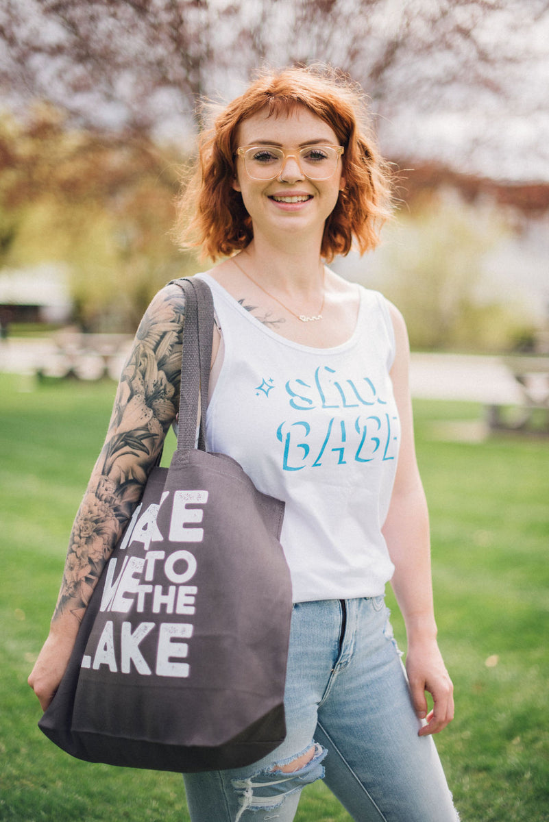 Shaka Lake Life T Mens Womens Kids Women's T-shirt Back Print