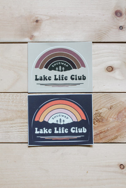 Shuswap Lake Life Club Sticker