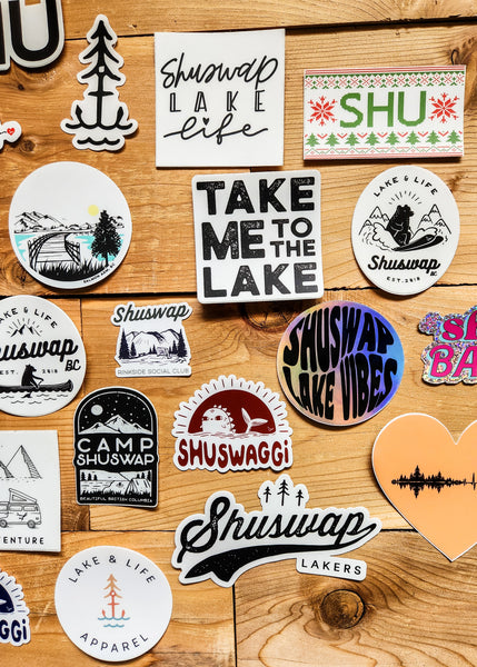 Shuswap Rinkside Social Club Vinyl Sticker (NEW!)