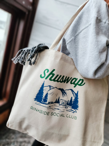 Shuswap Rinkside Social Club Canvas Tote (NEW!)