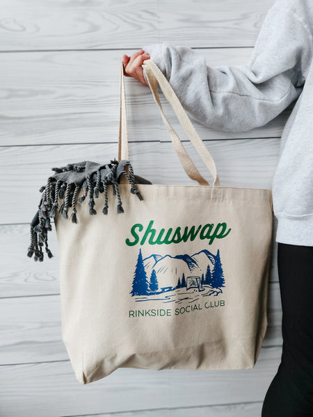 Shuswap Rinkside Social Club Canvas Tote (NEW!)