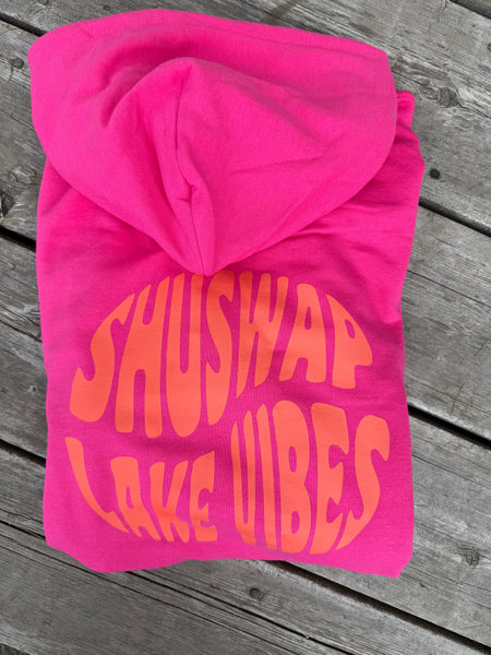 Shuswap Lake Vibes Retro unisex Hoodie (NEW COLOUR!)