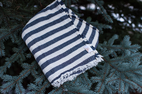Mae Stripe Turkish Towel - by Art of Movement