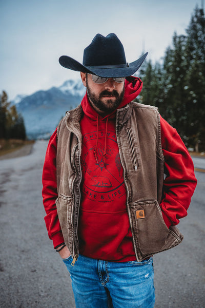 Shuswap Winter Compass Unisex Hoodie (BACK + NEW COLOUR!!)