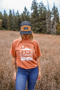 CAMP SHUSWAP Unisex Retro Tshirt (NEW!)