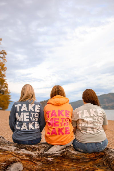 TAKE ME TO THE LAKE  Unisex Retro T-Shirt  (NEW Colour)