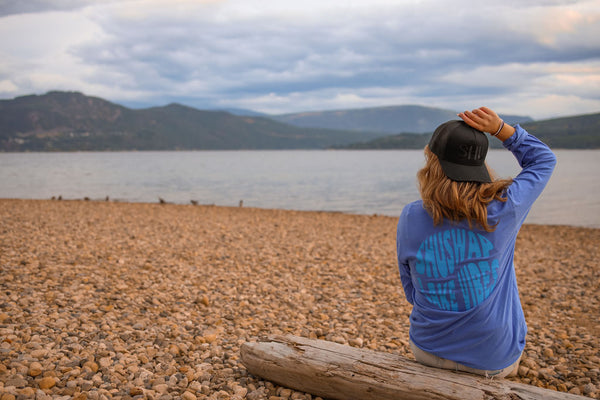 Shuswap Lake Vibes Retro Unisex Long Sleeve (NEW Colour!)