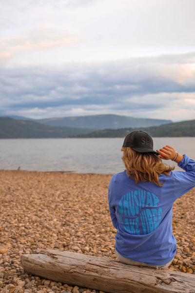 Shuswap Lake Vibes Retro Unisex Long Sleeve (NEW Colour!)