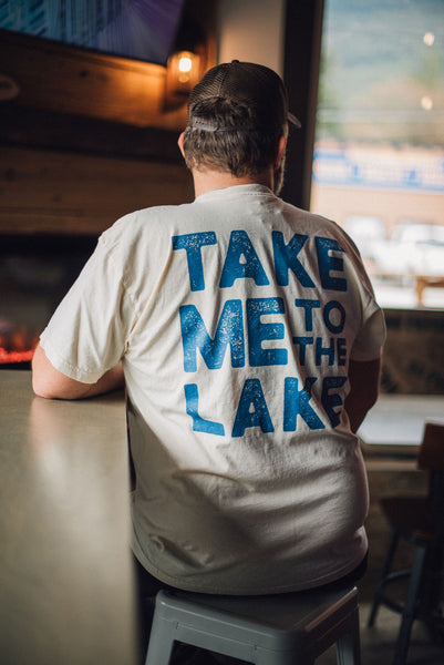 TAKE ME TO THE LAKE  Unisex Retro T-Shirt  (NEW!)