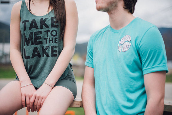 TAKE ME TO THE LAKE  Ladies Festival Tank