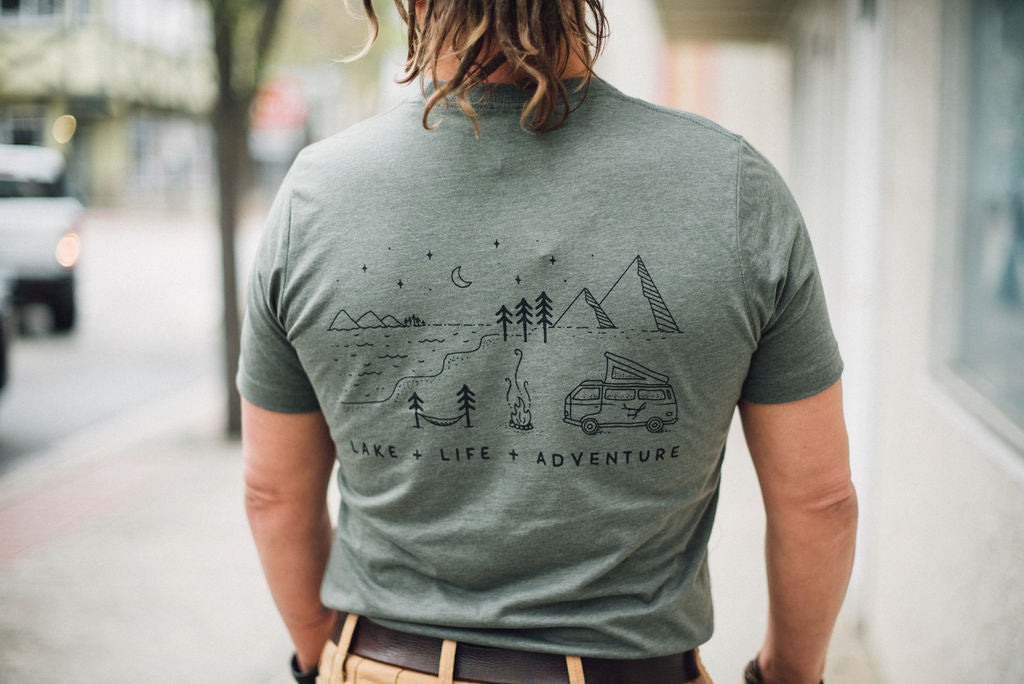 LAKE + LIFE + ADVENTURE Unisex T-Shirt Version 2.0 (NEW!)