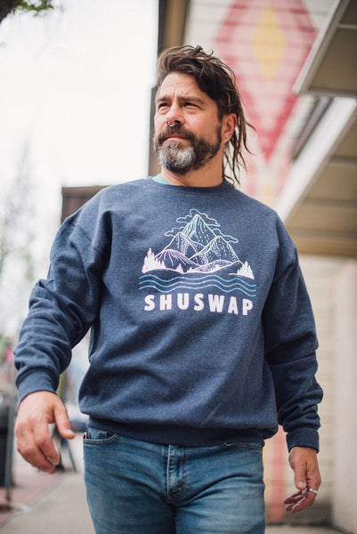 Shuswap Mountain View unisex Crew (NEW!)