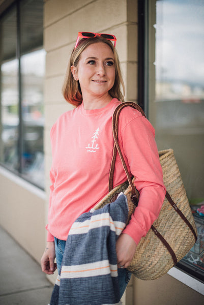 Shuswap Lake Vibes Retro Unisex Long Sleeve