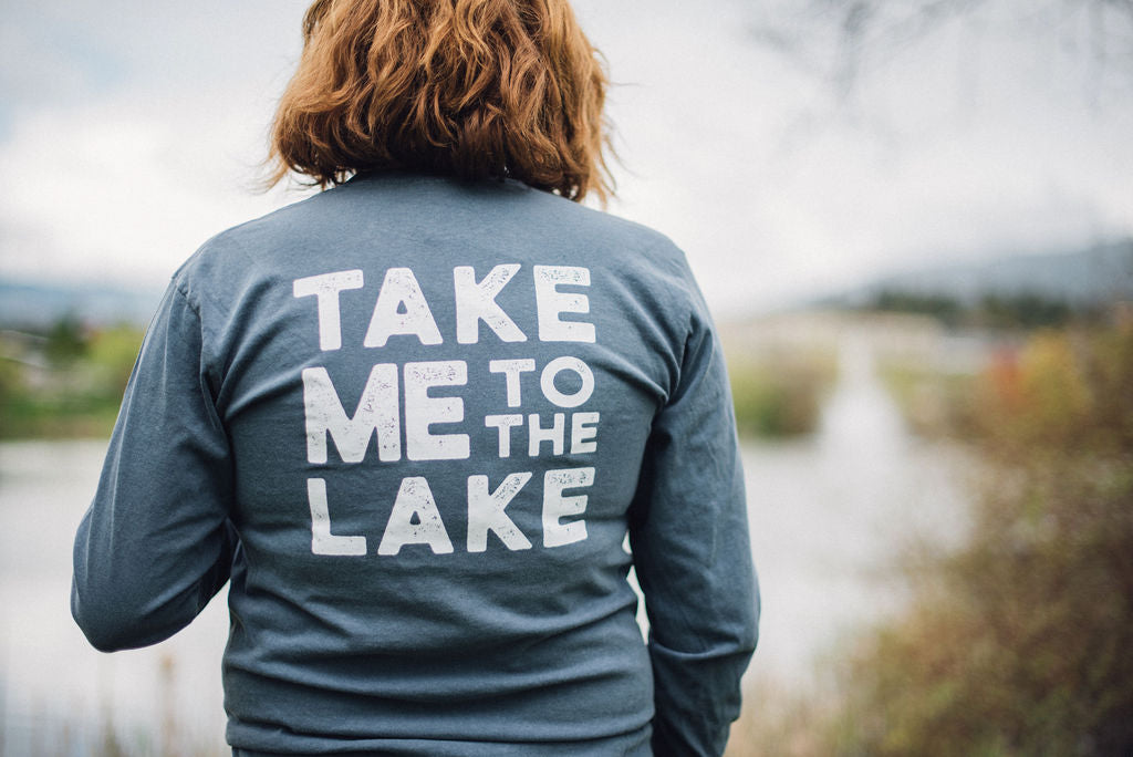 TAKE ME TO THE LAKE  Unisex Retro Long Sleeve T-Shirt