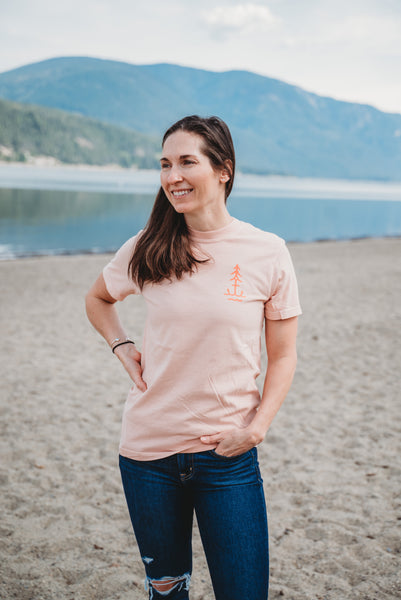 SHUSWAP LAKE VIBES Unisex Retro T-Shirt  (NEW!)