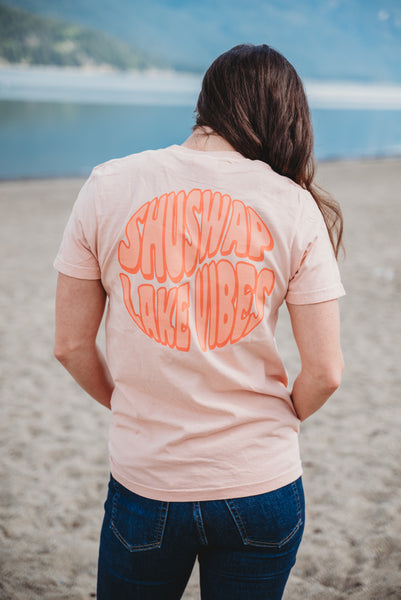 SHUSWAP LAKE VIBES Unisex Retro T-Shirt  (NEW!)