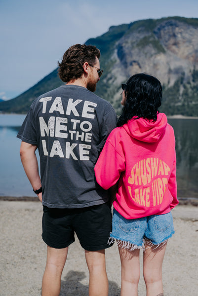 TAKE ME TO THE LAKE  Unisex Retro T-Shirt (NEW COLOUR!)