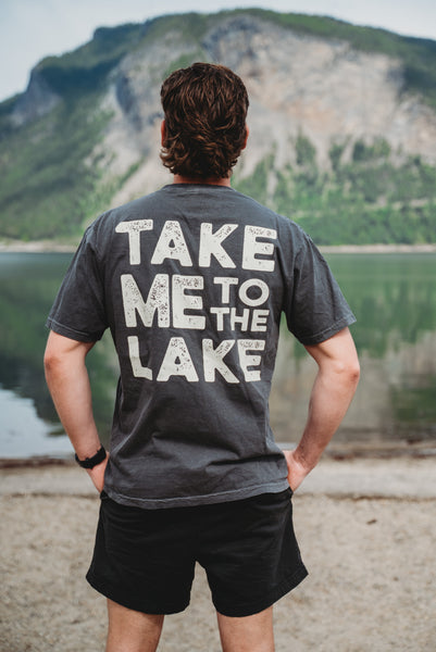 TAKE ME TO THE LAKE  Unisex Retro T-Shirt (NEW COLOUR!)