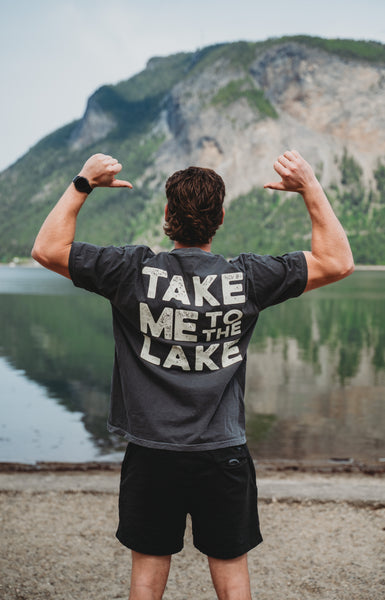 TAKE ME TO THE LAKE  Unisex Retro T-Shirt (NEW COLOUR!)