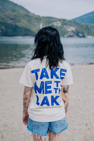 TAKE ME TO THE LAKE  Unisex Retro T-Shirt (NEW COLOUR!)