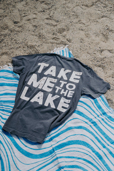 TAKE ME TO THE LAKE  Unisex Retro T-Shirt (NEW COLOUR!)