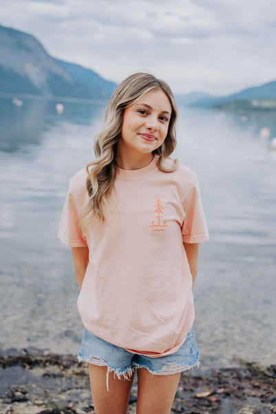 SHUSWAP LAKE VIBES Unisex Retro T-Shirt  (NEW!)
