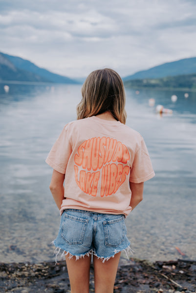 SHUSWAP LAKE VIBES Unisex Retro T-Shirt  (NEW!)