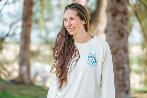 Shuswap Lake Life is the Best Life unisex Lightweight Crew (NEW!)