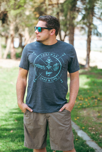 Shuswap Summer Compass Unisex T-Shirt (NEW!)
