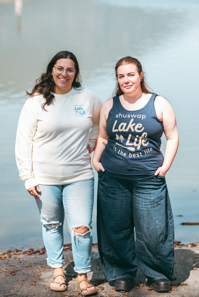 Shuswap Lake Life is the Best Life unisex Lightweight Crew (NEW!)