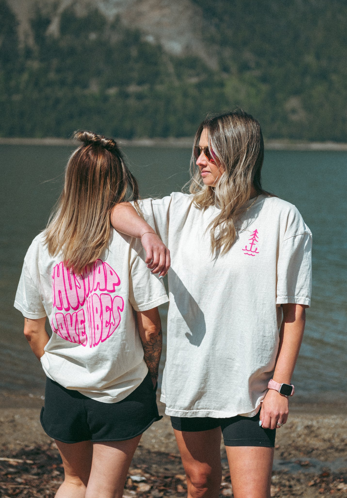 SHUSWAP LAKE VIBES Unisex Retro T-Shirt  (NEW!)