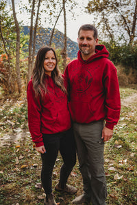 Shuswap Winter Compass Unisex Hoodie (BACK + NEW COLOUR!!)