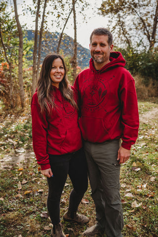 Shuswap Winter Compass Unisex Hoodie (BACK + NEW COLOUR!!)