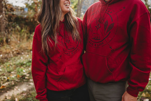Shuswap Winter Compass Unisex Hoodie (BACK + NEW COLOUR!!)
