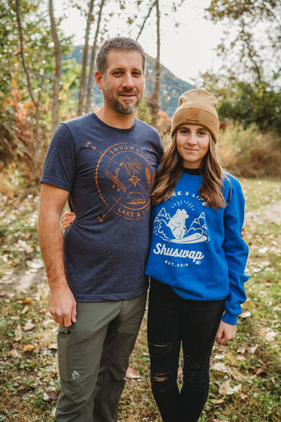 Shuswap Winter Compass Cuffed Knit Beanies