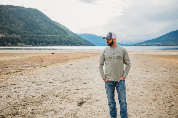 Lake + Life + Adventure Retro Unisex Long Sleeve (NEW!!)