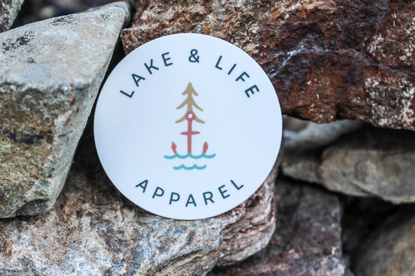 Lake & Life Apparel Custom Logo Sticker