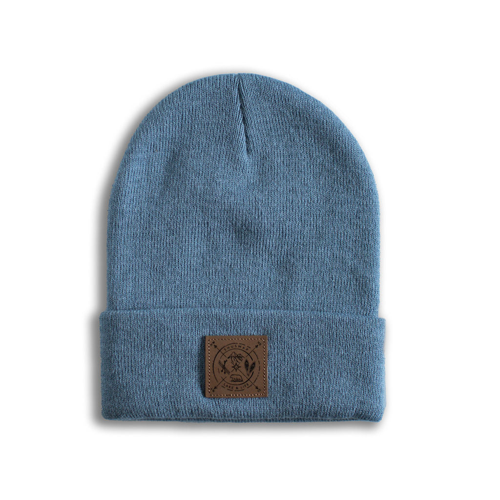 Shuswap Winter Compass Cuffed Knit Beanies
