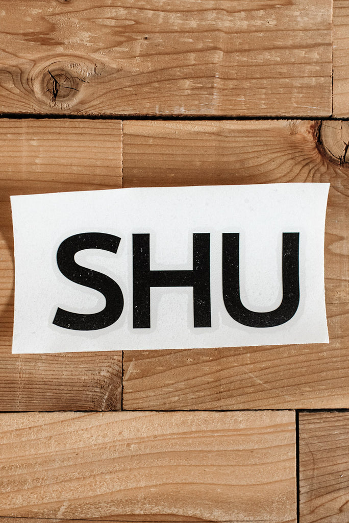Shu Line Sticker SHU TRANSFER Sticker – Lake + Life Apparel